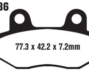 EBC Brakes SFA86 Scooter Brake Pads
