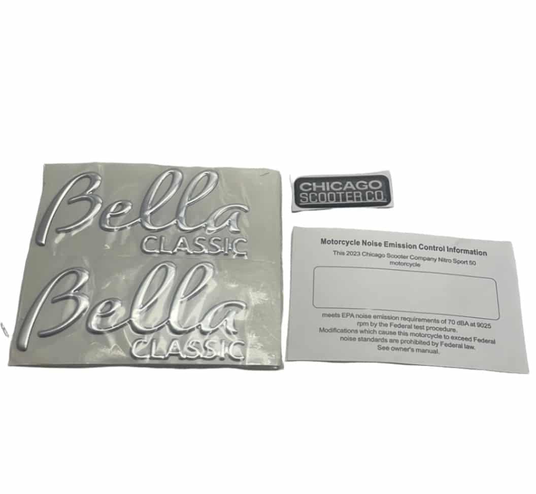 Complete Decal Set; CSC Bella