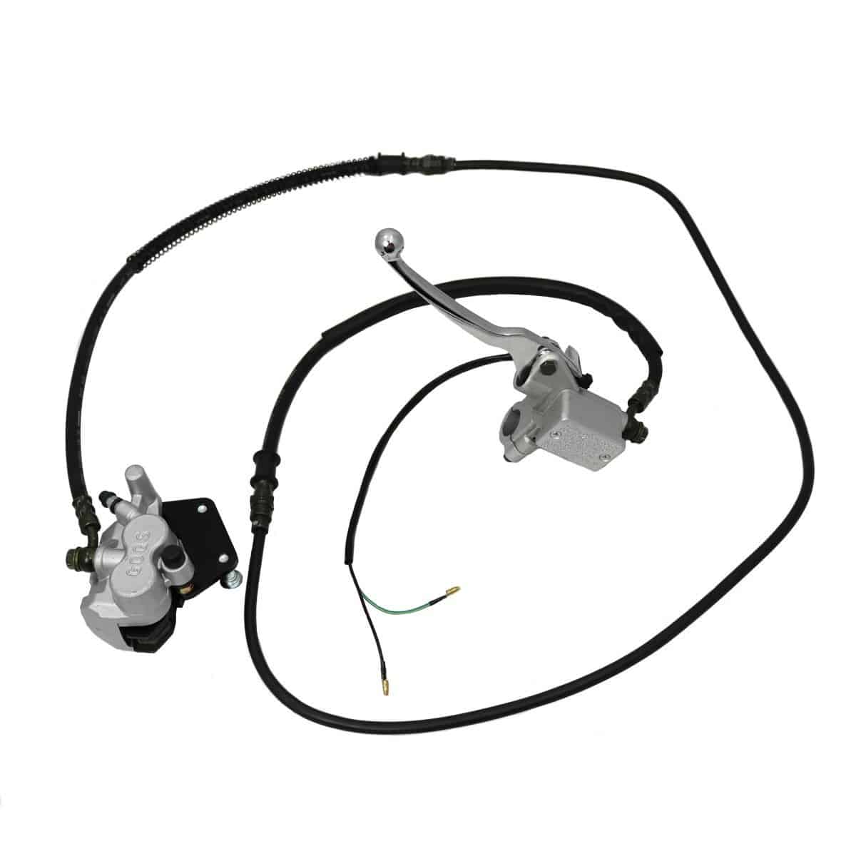 Universal Parts Rear Hydraulic Brake Assy; 125/150cc Scooter