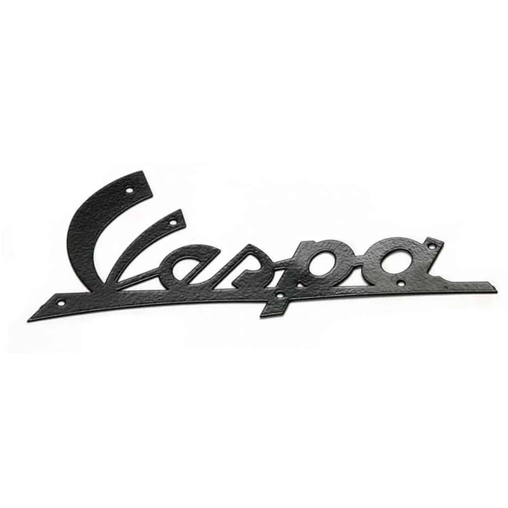 Vespa VNB Legshield Script Emblem