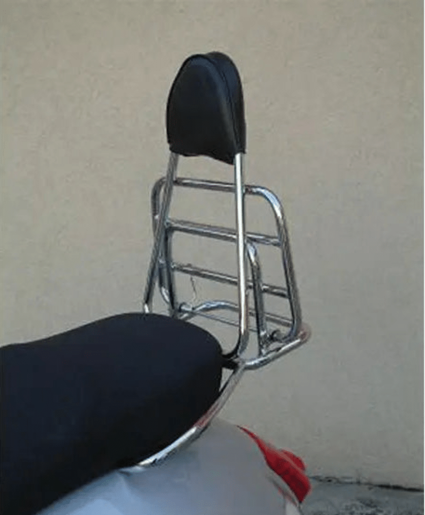 Cuppini, Backrest (Fits Cuppini Rack); Vespa GTS250