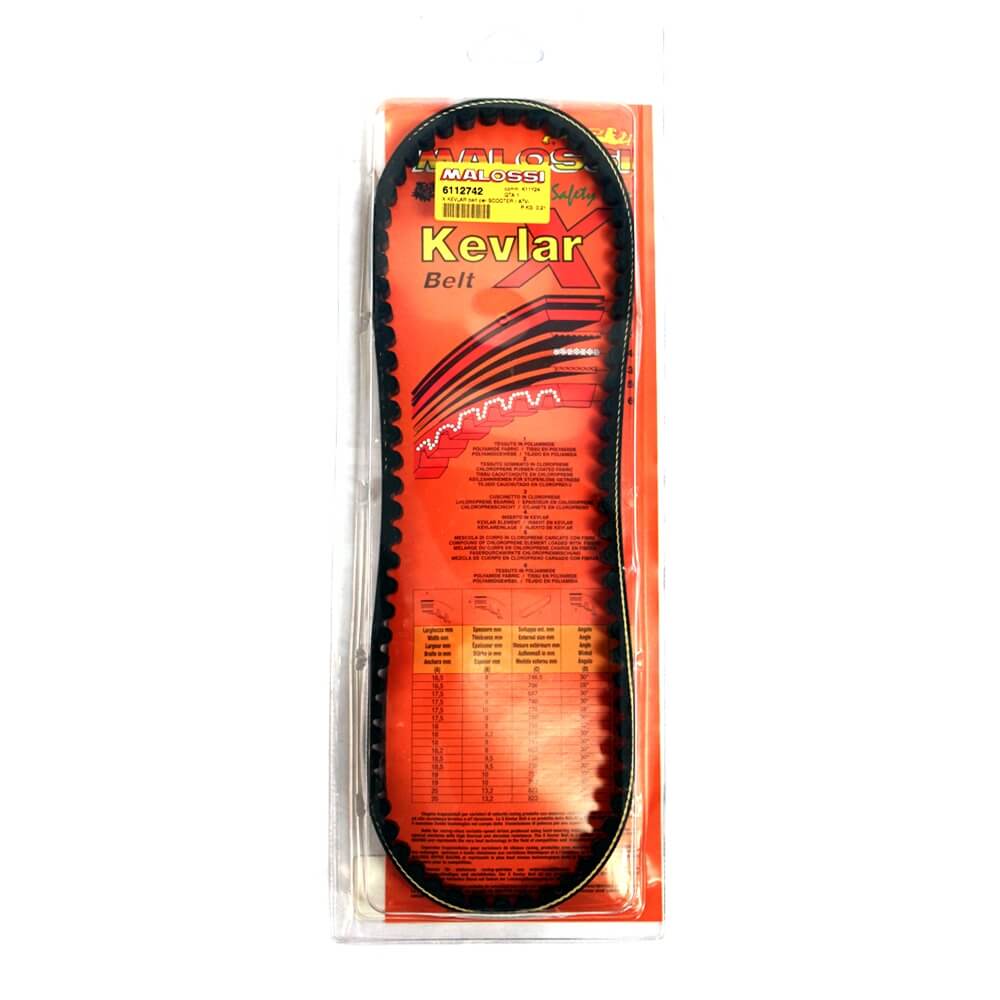 Malossi Belt (Aramid-Reinforced, 798x17x28); Malaguti, Yamaha