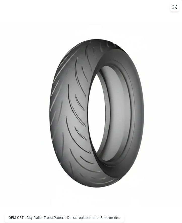 CST 10.5x2.50 Tubeless Tire for NIU KQi 300P & 300X (OEM) - Image 2