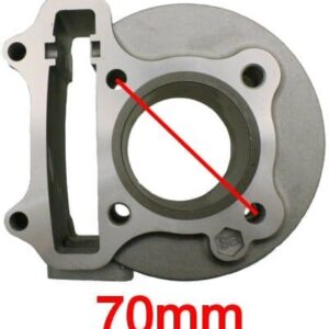 Universal Parts QMB139 Cylinder & Head Kit - 64mm Valves
