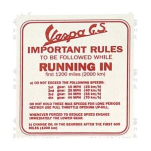 Running In Decal (Blue); VSC