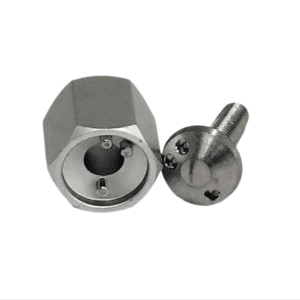 Blue Line Hex Flange Bolt M6x25, 4 Pack
