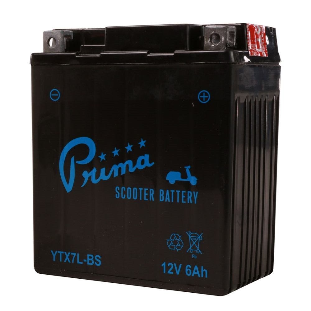 Prima YTX7L-BS Battery - Vespa Primavera, Sprint & Honda PCX