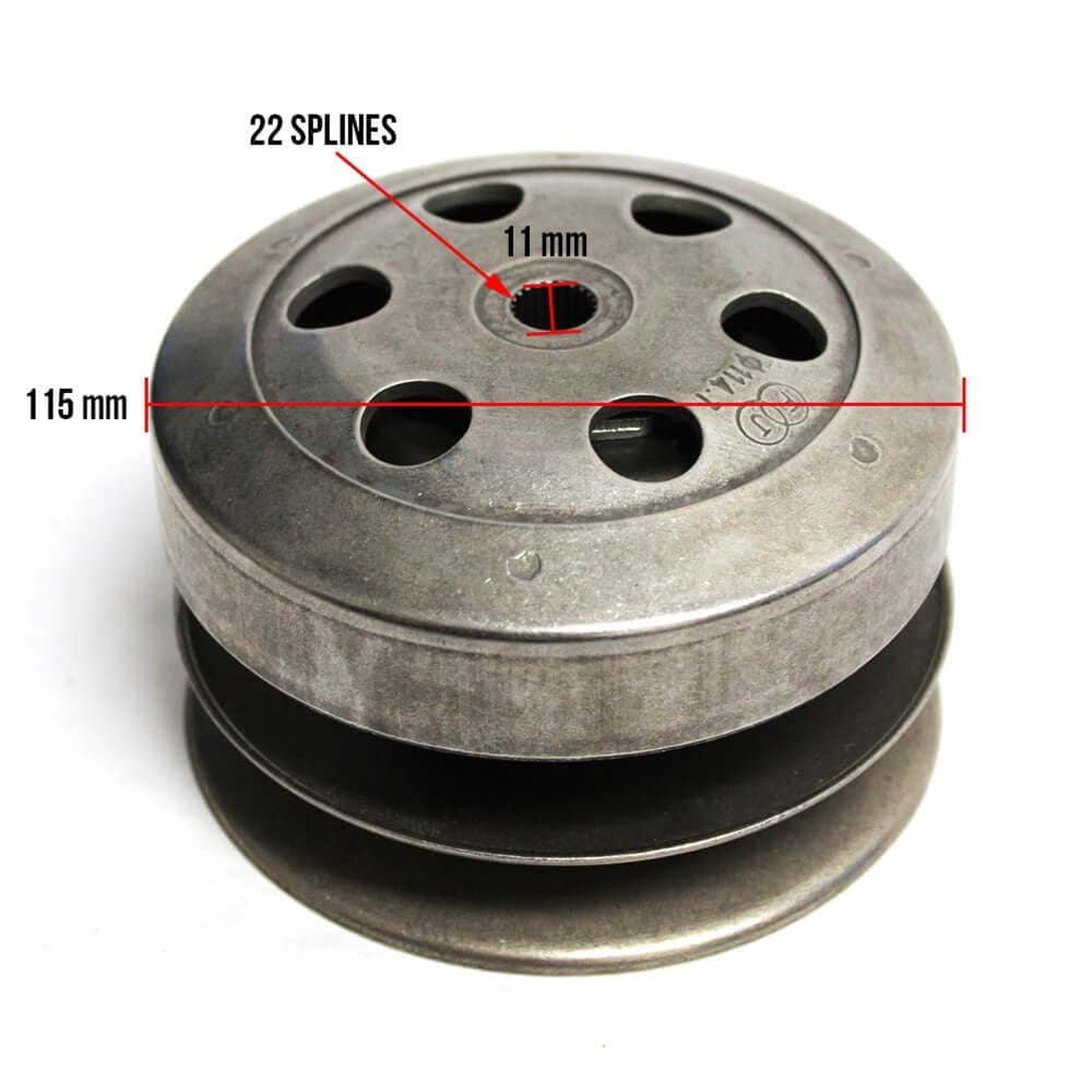 Blue Line Pulley and Clutch Assembly; 139QMB - Image 6