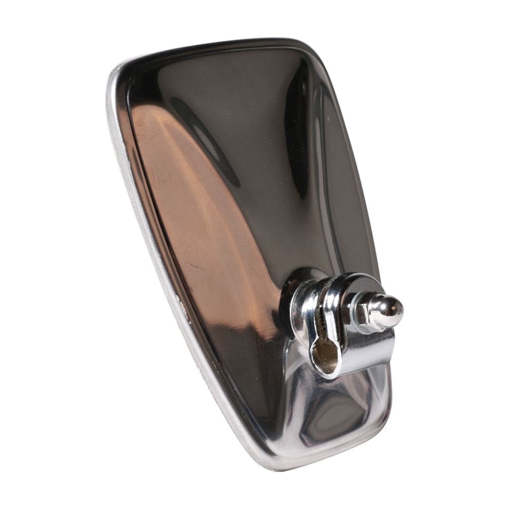 Stadium Style Mirror; Chrome (14" Stem) - Image 3