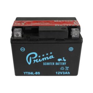 Prima YTX4L-BS Battery; Scooters ATVs Motorycles
