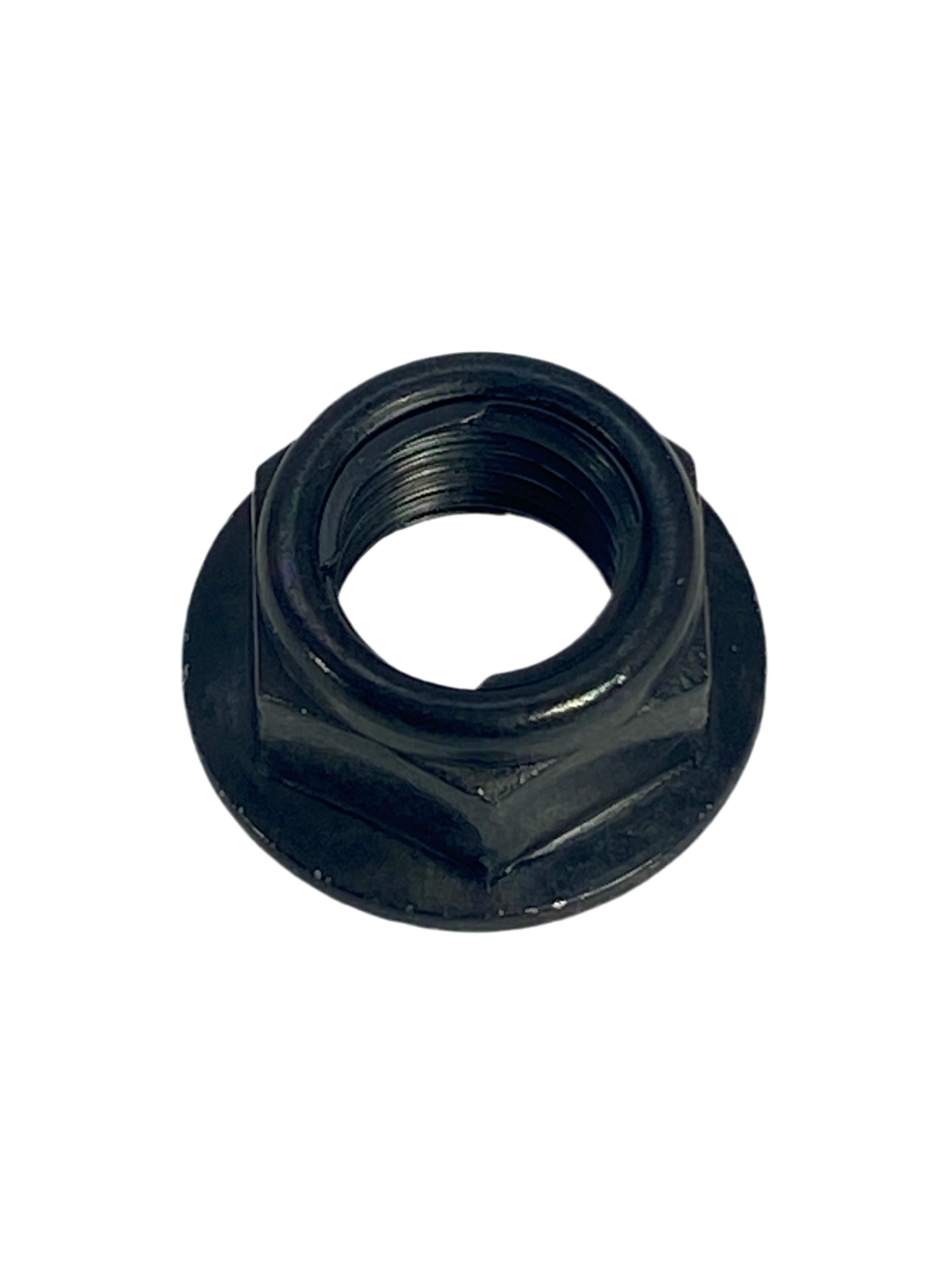 NIU Hexagon Flange Locknut 10X1.25 (Black)