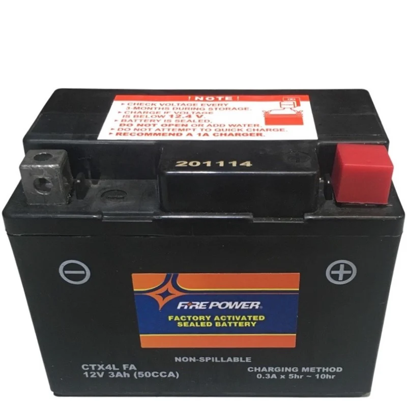 CTX4L FA Fire Power Battery – CTX4L FA – Sealed Maintenance Free