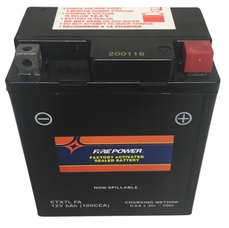 CTX7L FA Fire Power Battery - CTX7L FA - Sealed Maintenance Free