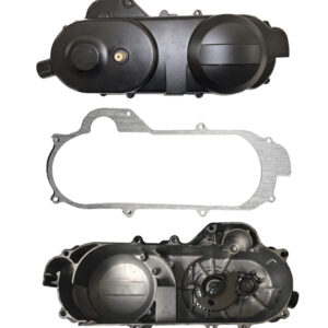 ScootsUSA Select - Crankcase Cover & Gasket 10" Wheel Comes with the Kick Start Gear Assembly Case Length 15.75" 4-Stroke GY6-50 49cc