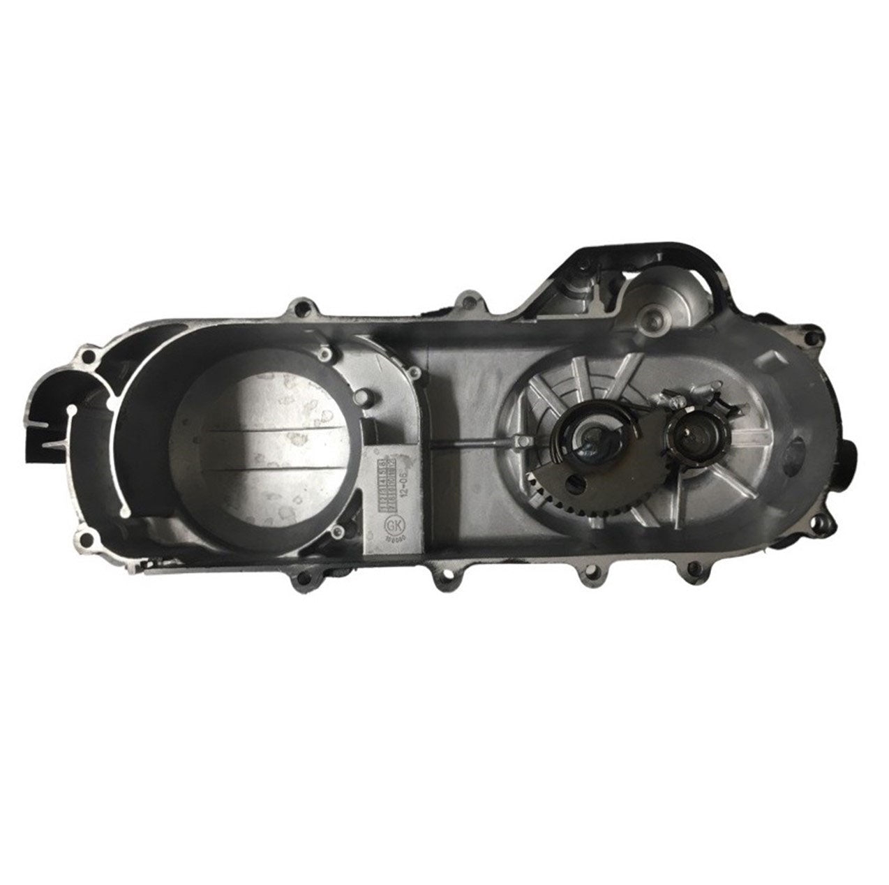 ScootsUSA Select - Crankcase Cover & Gasket 12/13" Wheel Comes with the Kick Start Gear Assembly Case Length 17" 4-Stroke GY6-50 QMB139 49cc Chinese Scooter Black - Image 2