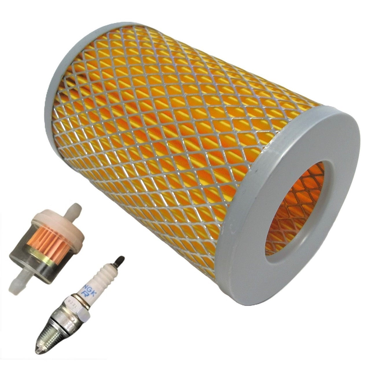 ScootsUSA Select - GoKart 150cc Maintenance Kit Air Filter, Fuel Filter & Spark Plug