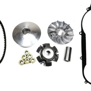 ScootsUSA Select - GY6-150 Front Clutch Variator & Powerlink Belt Kit (Short Case)For Use on Units with the 743x20x30 Belt
