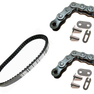 ScootsUSA Select - Drive Chain, Jackshaft Chain & Drive Belt with Masterlinks