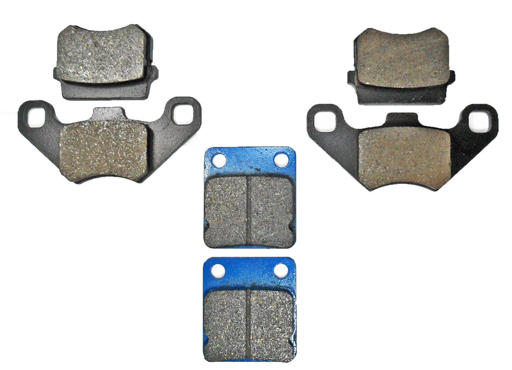 ScootsUSA Select - GoKart - 150cc Brake Pad Kit 2 Front Sets and One Rear Set
