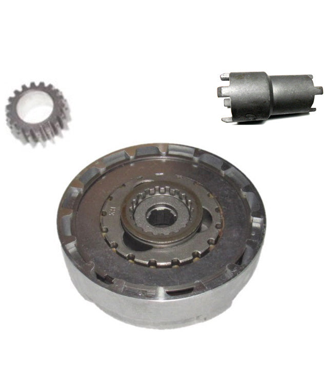 ScootsUSA Select - Chinese 70cc - 125cc ATV Clutch Assembly Semi Auto 18 Teeth with Clutch Nut Socket - Image 2