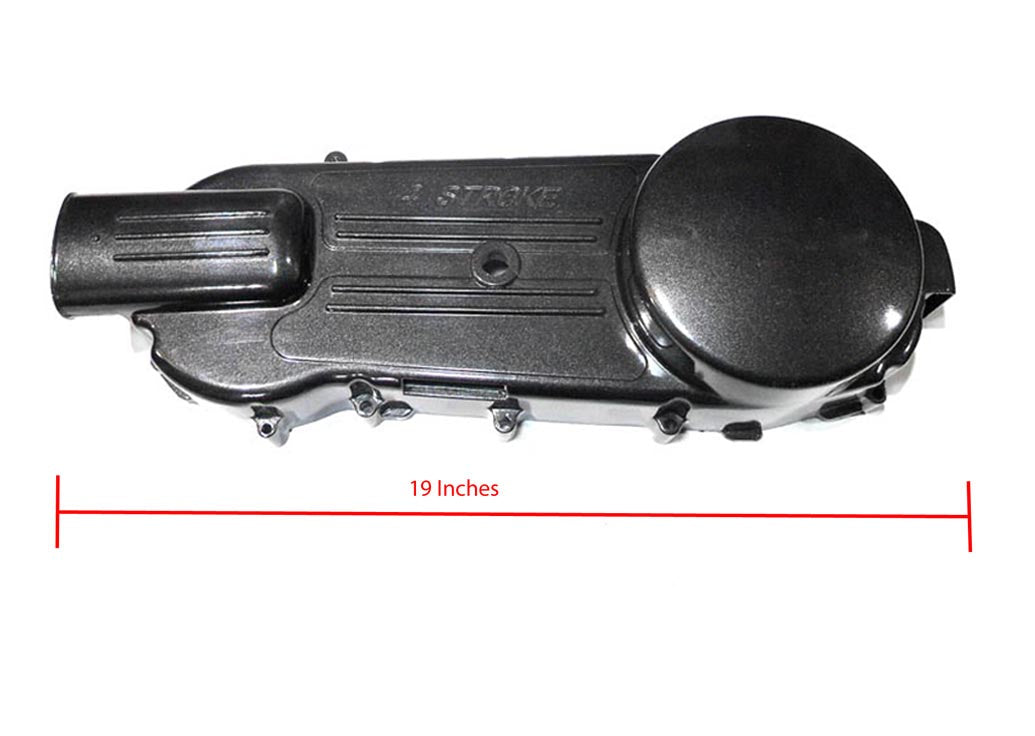 ScootsUSA Select - Gy6 150Cc Black Crankcase Cover (Lh) Long Case with Gasket - Image 2