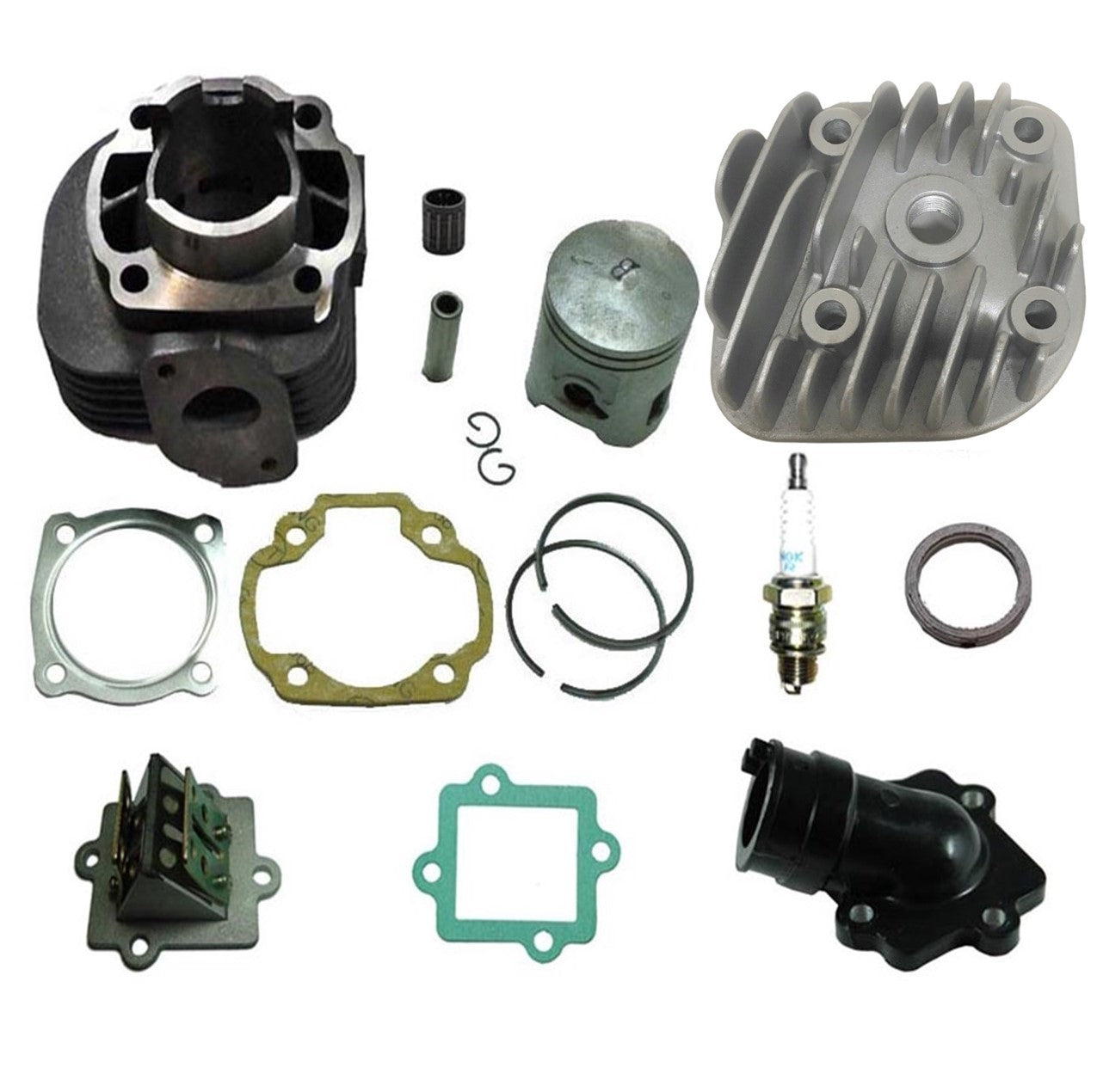 ScootsUSA Select - Polaris-Eton-Alpha Sports50cc 2-Stroke Top End Cylinder Kit