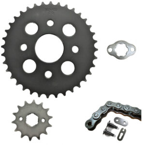 ScootsUSA Select - Eton Viper Jr & Eton 40E 40cc ATV Sprocket & Drive Chain Kit