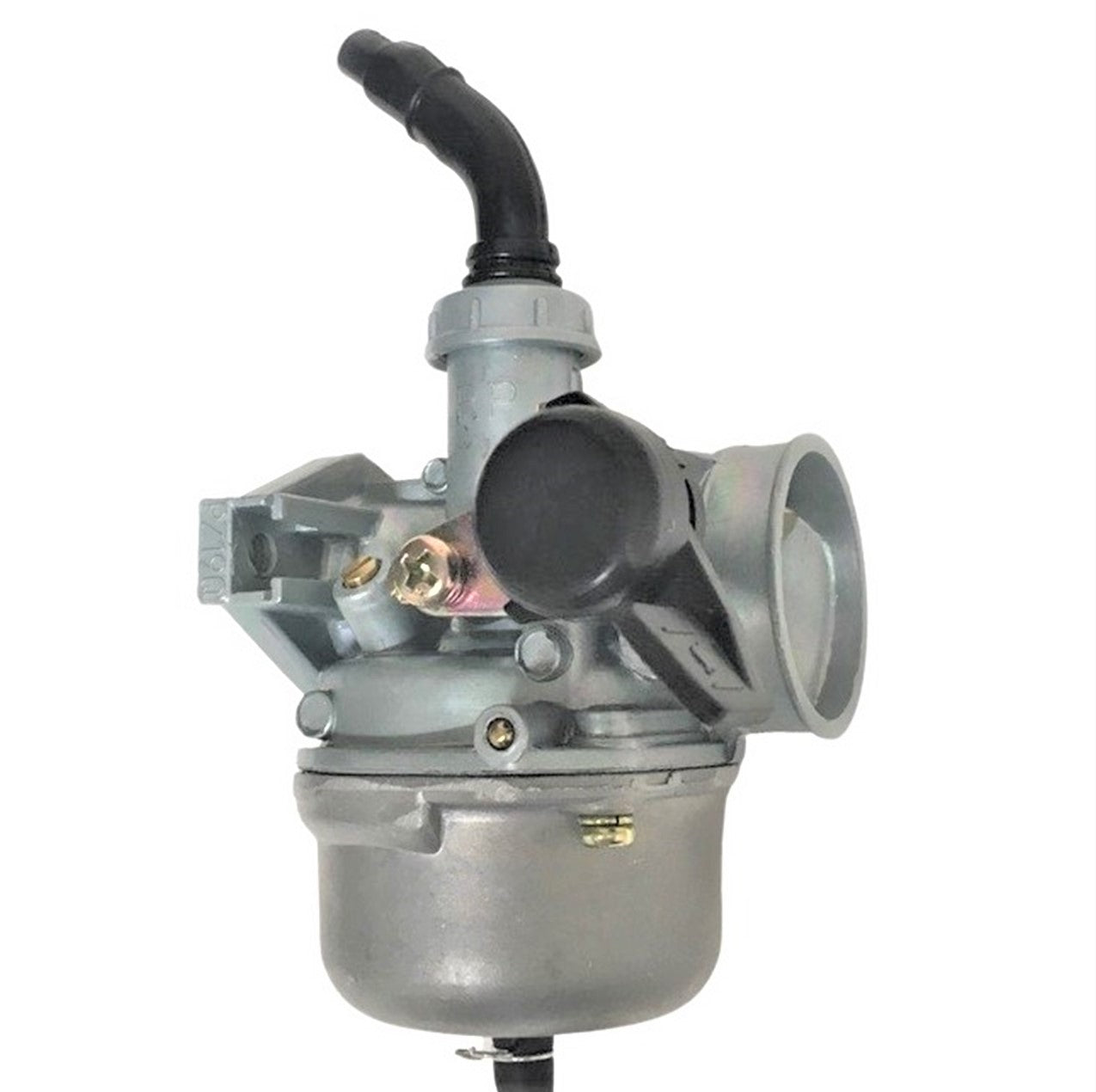 ScootsUSA Select - Carburetor PZ19 Manual Choke Lever LH with Insulator & Paper GasketFits Coleman 70DX, 125DX, Tao Tao, Coolster, Peace, Icebear, Dirt Bikes, ATVs, GoKartsIntake ID 16 Air Box OD 35 - Image 2