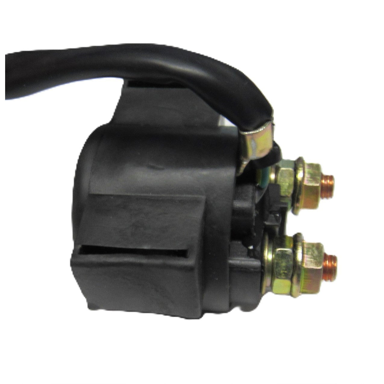 ScootsUSA Select - Starter Motor & Starter Relay (Solenoid) Kit, for Some GY6-150 Chinese ATVs, GoKarts, Scooters Shaft OD 11.5mm Spline 9 Flange 30mm 1 Ring Terminal Bolts C/c 77mm - Image 4
