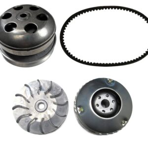 ScootsUSA Select - Front and Rear Clutch with Belt for Hammerhead Gts 250 and SS 250 Go Karts