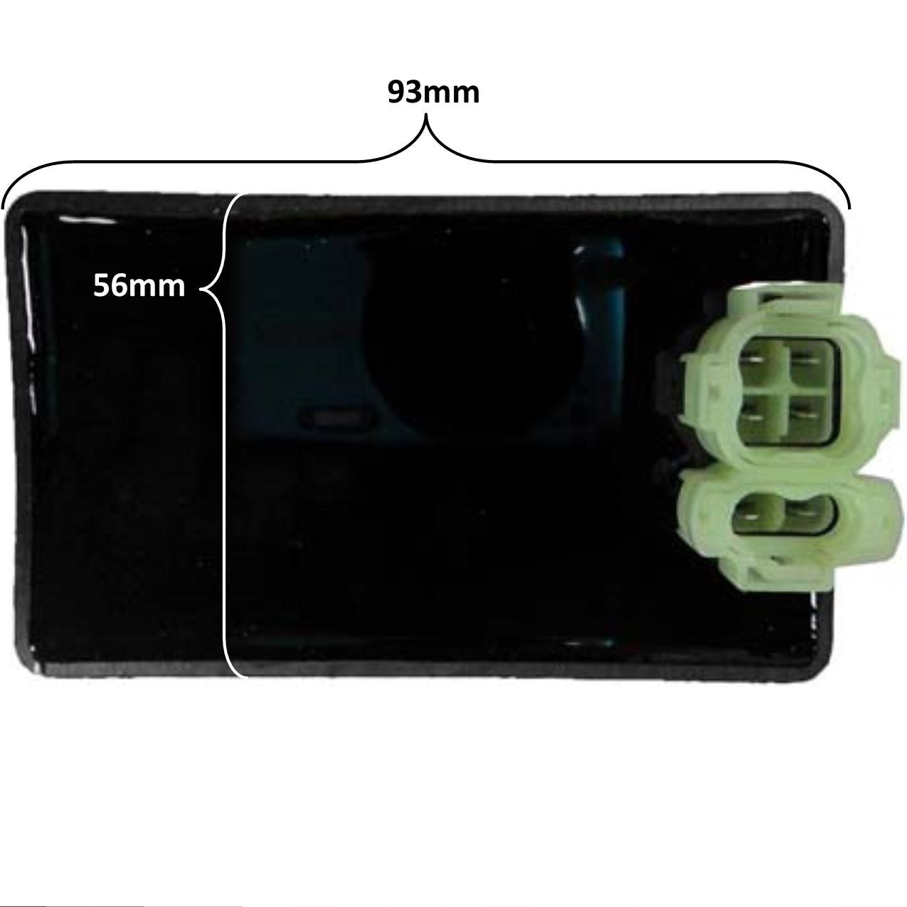 ScootsUSA Select - CDI Box 2 Plug, 6 Pin 93mm X 56mm for Some Alpha Sports ATVS and Scooters Made in Taiwan