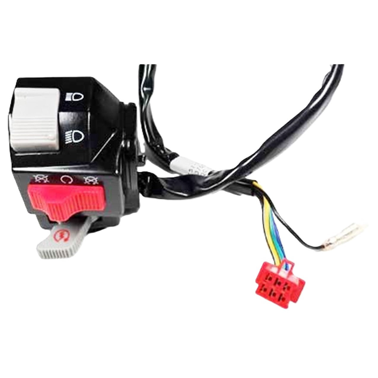 ScootsUSA Select - Handlebar Switch (Left Hand) 6 Pins in 6 Pin Male Jack + 1 Wire