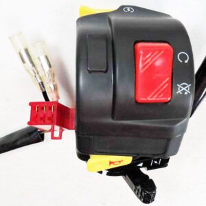 ScootsUSA Select - Handlebar Switch (Left Hand) Manual Choke Lever Alpha Sports Kolt 90 w/Reverse 3 Pins in 6 Pin Male Jack + 2 Wires