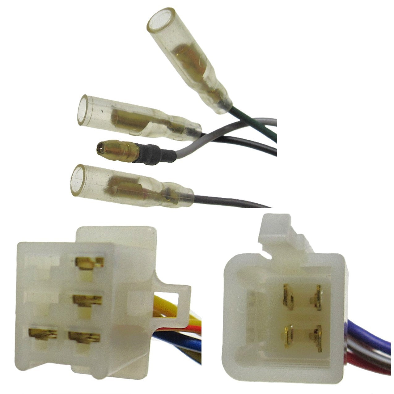 ScootsUSA Select - Handlebar Switch (Left Hand) Manual Choke Lever 4 Pins in 6 Pin Male Jack + 4 Pins in Pin Female Jack + 2 Wires - Image 2