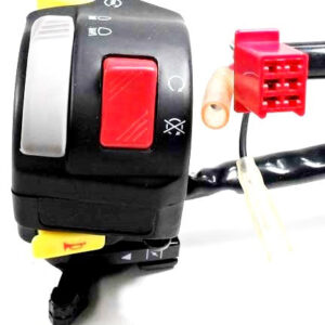 ScootsUSA Select - Handlebar Switch (Left Hand) Manual Choke Lever 6 Pins in 6 Pin Male Jack + 2 Wires