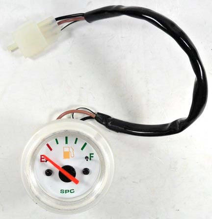 ScootsUSA Select - Fuel Level Gauge 3 Pin in 3 Pin FM Jack Body OD 1.75" Head OD 2.1" for Alpha Sports LG-150 and Summit / Winchester 180 ATV