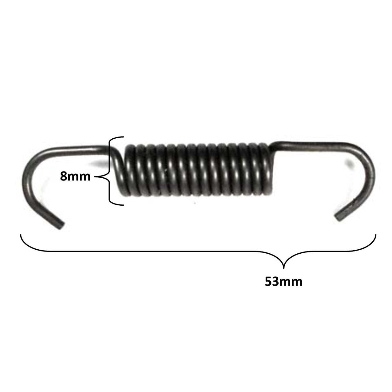ScootsUSA Select - Brake Return Spring L 53mm OD 8mm Sold per Pc
