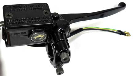 ScootsUSA Select - Front Brake Assembly for 49-150cc Chinese Scooters - Some Mopeds - Line 36in 2 Wires Caliper Bolts C/c 43 L 100 W 70mm - Image 2