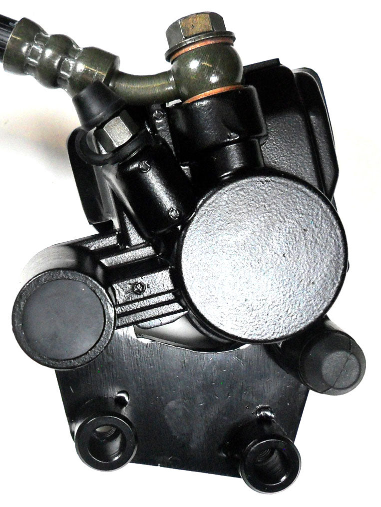 ScootsUSA Select - Front Brake Assembly for 49-150cc Chinese Scooters - Some Mopeds - Line 36in 2 Wires Caliper Bolts C/c 43 L 100 W 70mm - Image 3