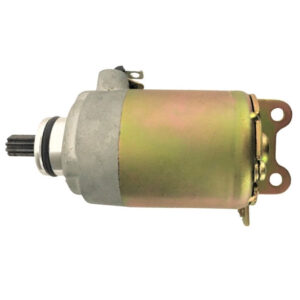 ScootsUSA Select - Starter Motor for Some Chinese ATVs, Dirtbikes, and Other Products. Shaft Splines 9 Spline L 18mm Flange 30mm, 1 Ring Terminal, Bolts C/c 38mm, Center Hole 18mm From Body. Main