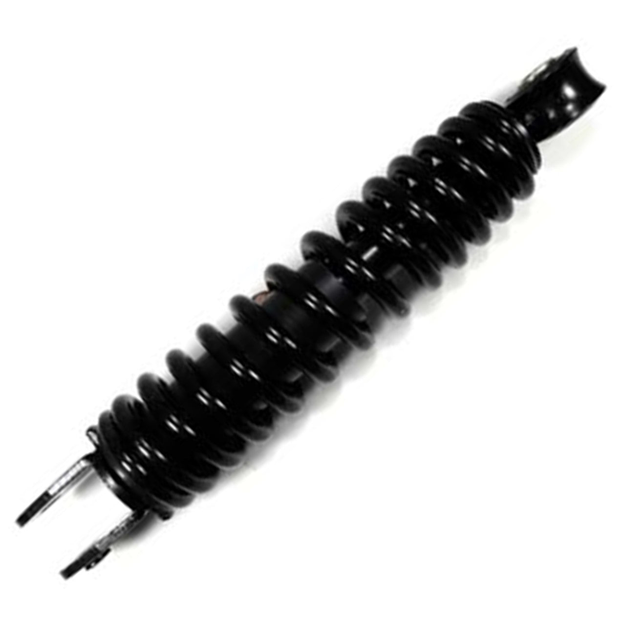 ScootsUSA Select - Rear Shock Eye C/c 8 1/2in Spring Ht 6 1/4in Spring OD 44mm Thickness 18mm Bolt ID Top 10.3mm Bottom 6.7mm