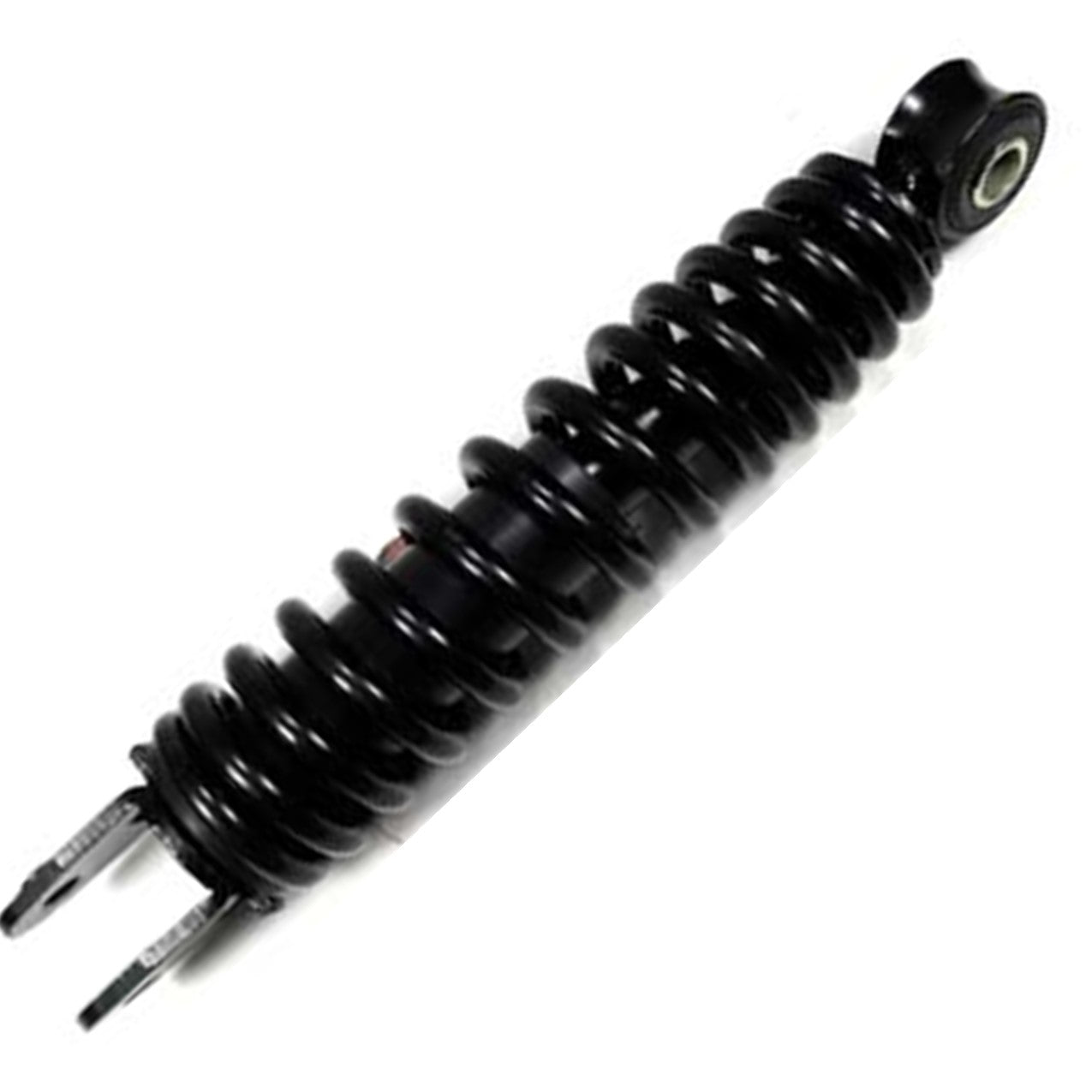 ScootsUSA Select - Rear Shock Eye C/c 9in Spring Ht 6 1/2in Spring OD 43mm Thickness 18mm Bolt ID Top 10.3mm Bottom 6.7mm