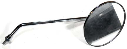 ScootsUSA Select - Mirror (right) Chrome (Right Hand) Thread Fixed Mount