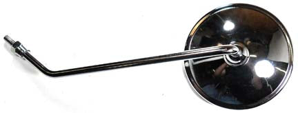 ScootsUSA Select - Mirror (right) Chrome (Right Hand) Thread Fixed Mount - Image 2