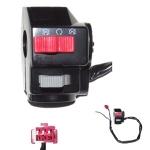 ScootsUSA Select - Handlebar Start-Kill Switch (Left Hand) 3 Wire in a 6 Wire Male Jack + 1
