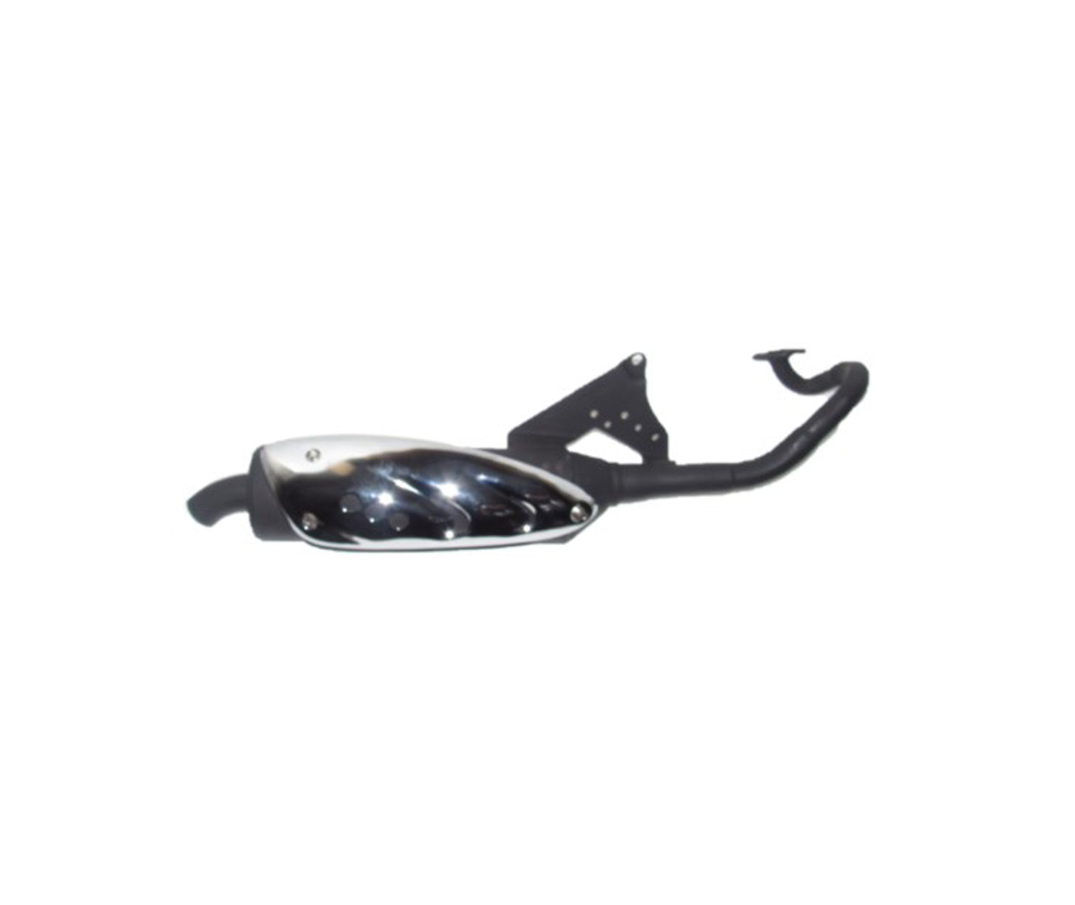 ScootsUSA Select - Exhaust Muffler for Alpha Sport Kaliber Rs + Many Other GY6 125-150cc Scooters - Image 2