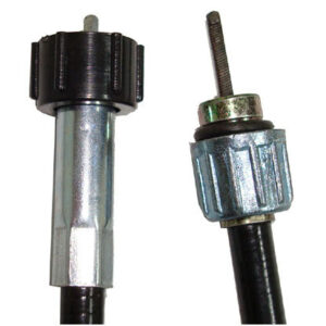 ScootsUSA Select - Speedometer Cable Out 29.75" Inner 31" Nut ID Silver 9mm Black 10.5mm Tomos A3/A35/Some A55