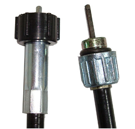 ScootsUSA Select - Speedometer Cable Out 29.75" Inner 31" Nut ID Silver 9mm Black 10.5mm Tomos A3/A35/Some A55