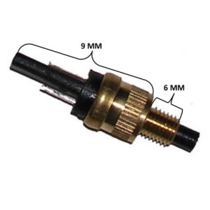 ScootsUSA Select - Brake Switch (moped) Threads 6mm Base to Tip 9mm Out Closed, in Open Circuit