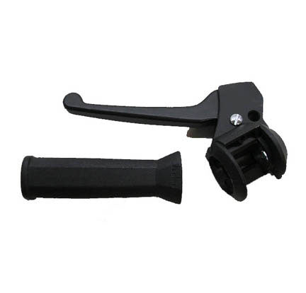 ScootsUSA Select - Brake Lever Assembly (Left Hand) Domino for Many European Mopeds, Tomos A3